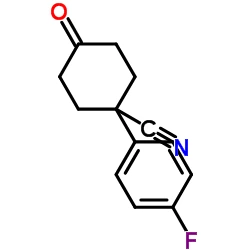 CAS:56326-98-8|4-CYANO-4-(4-FLUOROPHENYL)CYCLOHEXANONE