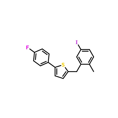 CAS 898566-17-1|2-(4-Fluorofenil)-5-[(5-jodu-2-metilfenil)metil]tiofen