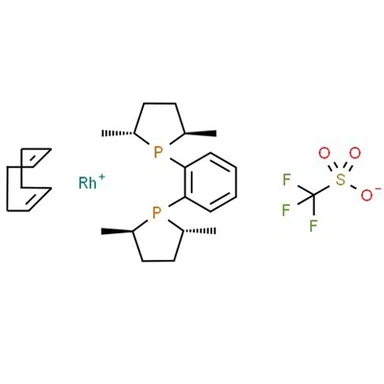 CAS:136705-75-4|(-)-1,2(2R,5R)-2,5-(DIMETHYLPHOSPHOLANO)BENZENE(CYCLOOCTADIENE)RHODIUM(I)TRIFLUOROMETHANESULFONATE