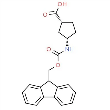 CAS:220497-67-6|(−)-(1R,3S)-N-Fmoc-3-aminocyclopentane Carboxylic Acid