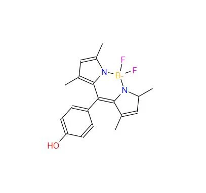 CAS:870992-10-2丨4,4-Difluoro-8(4'-hydroxyphenyl)-1,3,5,7-tetrametil-4-bora{ {11}}a,4a-diaza-s-indacene