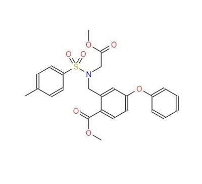 CAS:1455091-06-1丨2-{[(metoxycarbonylmethyl)(toluene-4-sulfonyl)amino]methyl}-4-phenoxybenzoic Acid Methyl Ester
