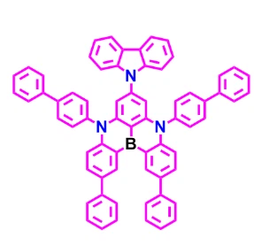 CAS:1878102-32-9丨5H,9H-[1,4]Benzazaborino[2,3,4{-kl]phenazaborine, 5,9-bis([1,1′-bifenil]-4-il)-7-fenil-karbażol(2,9H)-7-fenil-2-9H CAS-nru-1878102-32-9